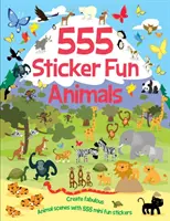 555 matricás móka - Állatok Tevékenységkönyv - 555 Sticker Fun - Animals Activity Book