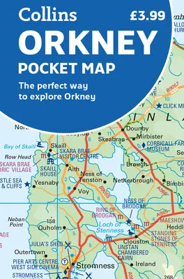 Orkney zsebtérkép: Az Orkney-szigetek felfedezésének tökéletes módja - Orkney Pocket Map: The Perfect Way to Explore Orkney