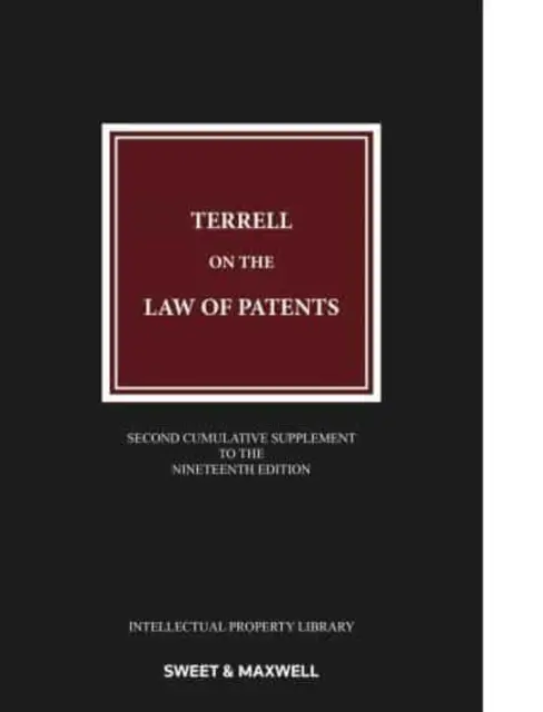 Terrell a szabadalmi jogról - Terrell on the Law of Patents