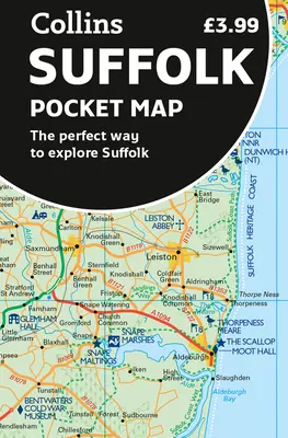 Suffolk zsebtérkép: A tökéletes módja Suffolk felfedezésének - Suffolk Pocket Map: The Perfect Way to Explore the Suffolk