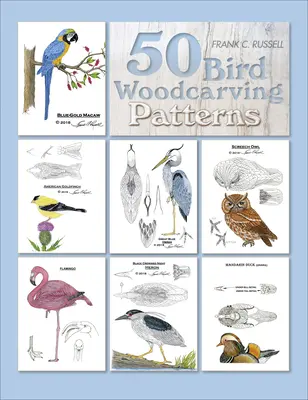 50 madár fafaragási minta - 50 Bird Woodcarving Patterns