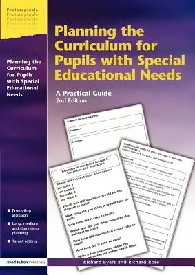 A tanterv tervezése a sajátos nevelési igényű tanulók számára: Gyakorlati útmutató - Planning the Curriculum for Pupils with Special Educational Needs: A Practical Guide