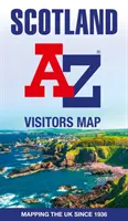 Skócia A-Z látogatói térkép - Scotland A-Z Visitors Map