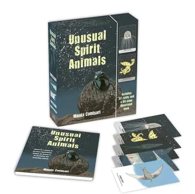 Szokatlan állati üzenetek orákulum pakli - 52 kártyát és egy 64 oldalas illusztrált könyvet tartalmaz - Unusual Animal Messages Oracle Deck - Includes 52 Cards and a 64-Page Illustrated Book