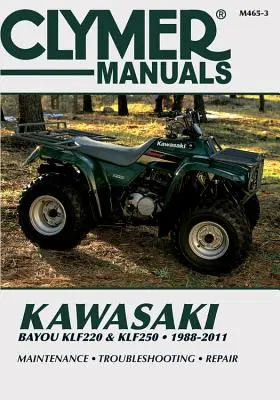 Kawasaki Bayou Klf220 & Klf250 ATV javítási kézikönyv - Kawasaki Bayou Klf220 & Klf250 ATV Repair Manual