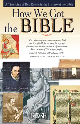 Hogyan jutottunk a Bibliához? A Biblia történetének legfontosabb eseményeinek idővonala - How We Got the Bible Pamphlet: A Time Line of Key Events in the History of the Bible