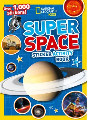 Szuper Space matrica Activity Book - Több mint 1,000 matricák! - Super Space Sticker Activity Book - Over 1,000 Stickers!