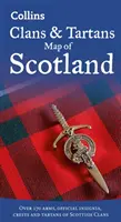 Collins Scotland Clans and Tartans Map - Több mint 170 skót klán címere, hivatalos jelvénye, címere és tatánja. - Collins Scotland Clans and Tartans Map - Over 170 Arms, Official Insignia, Crests and Tartans of Scottish Clans