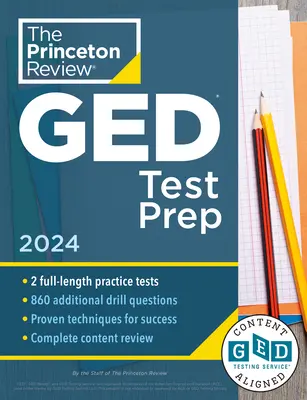 Princeton Review GED Test Prep, 2024: 2 gyakorló teszt + áttekintés & technikák + online funkciók - Princeton Review GED Test Prep, 2024: 2 Practice Tests + Review & Techniques + Online Features