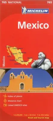 Michelin térkép Mexikó 765 - Michelin Map Mexico 765