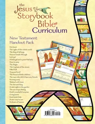 Jézus mesekönyve Biblia tananyagcsomag kézikönyvek, Újszövetség - Jesus Storybook Bible Curriculum Kit Handouts, New Testament