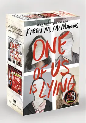 Karen M. McManus 2-book Paperback Boxed Set: Egyikünk hazudik, Egyikünk a következő. - Karen M. McManus 2-Book Paperback Boxed Set: One of Us Is Lying, One of Us Is Next