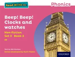 Read Write Inc. Phonics: Beep! Beep! Clocks and Watches - Read Write Inc. Phonics: Pink Set 3 Non-fiction 2 Beep! Beep! Clocks and Watches