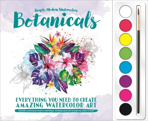 Növények: Vízfesték-készlet - Botanicals: Watercolor Paint Set