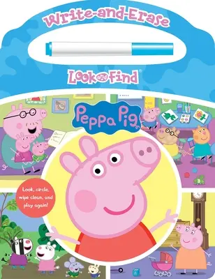 Peppa Malac: Írj és törölj, nézz és találj - Peppa Pig: Write-And-Erase Look and Find