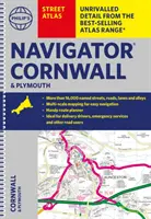 Philip útatlasza Cornwall és Plymouth navigátora - Philip's Street Atlas Navigator Cornwall & Plymouth