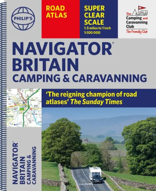 Philip's Navigator Camping and Caravanning Atlas of Britain (Nagy-Britannia kemping- és lakókocsi-atlasza) - Philip's Navigator Camping and Caravanning Atlas of Britain