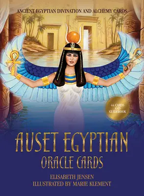 Auset egyiptomi orákulumkártyák: Ősi egyiptomi jóslás és alkímia kártyák (44 színes kártya és 112 oldalas útmutató) - Auset Egyptian Oracle Cards: Ancient Egyptian Divination and Alchemy Cards (44 Full-Color Cards and 112-Page Guidebook)