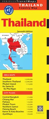 Thaiföld utazási térkép - Thailand Travel Map