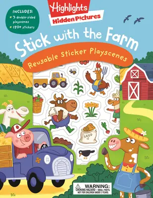 Stick with the Farm Hidden Pictures Reusable Sticker Playscenes (Reusable Sticker Playscenes) - Stick with the Farm Hidden Pictures Reusable Sticker Playscenes