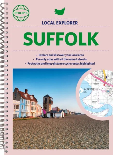 Philip's Local Explorer Street Atlas Suffolk - Spirálkötéses kiadás - Philip's Local Explorer Street Atlas Suffolk - Spiral edition