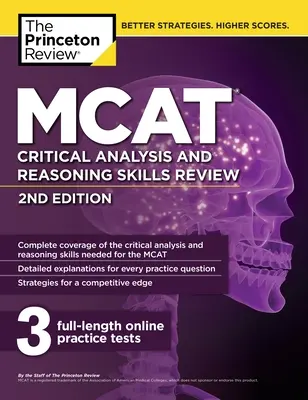 MCAT Critical Analysis and Reasoning Skills Review, 2. kiadás - MCAT Critical Analysis and Reasoning Skills Review, 2nd Edition