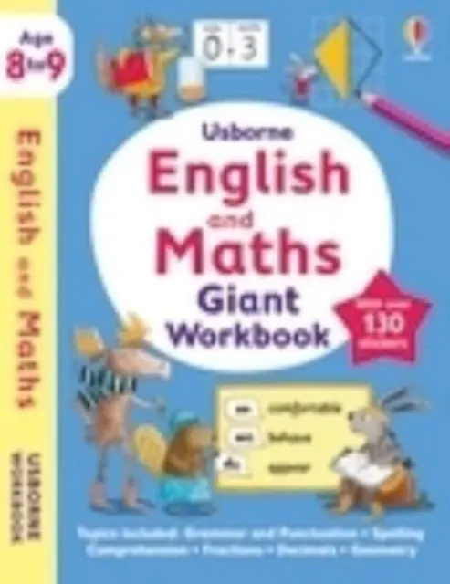 Usborne angol és matematika óriás munkafüzet 8-9 - Usborne English and Maths Giant Workbook 8-9