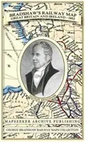 Bradshaw vasúti térképe Nagy-Britannia és Írország 1852 - Bradshaw's Railway Map Great Britain and Ireland 1852