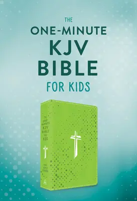 Az egyperces KJV Biblia gyerekeknek [Neonzöld kereszt] - The One-Minute KJV Bible for Kids [Neon Green Cross]