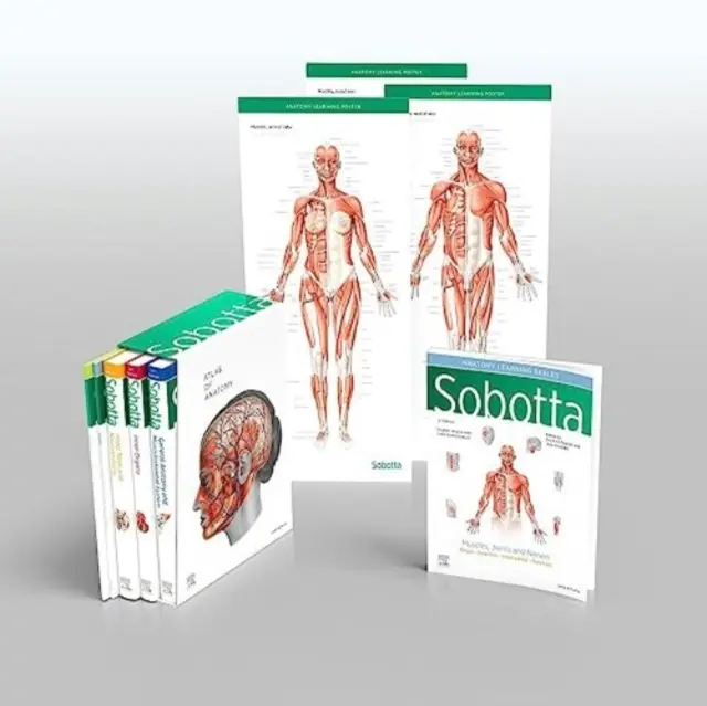 Sobotta Atlas of Anatomy, Package, 17. kiadás, angol/latin - Általános anatómia és izom- és csontrendszer; Belső szervek; Fej, nyak és neuroanatómia. - Sobotta Atlas of Anatomy, Package, 17th ed., English/Latin - General Anatomy and Musculoskeletal System; Internal Organs; Head, Neck and Neuroanatomy