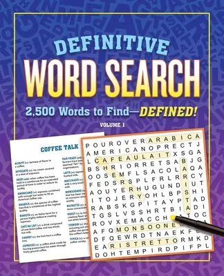 Definitive Word Search Volume 1: 2,500 Words to Find Defined (Meghatározott szavak keresése) - Definitive Word Search Volume 1: 2,500 Words to Find Defined