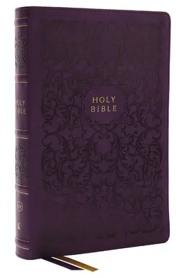 KJV Szent Biblia, Középső oszlopos referencia Biblia, bőrpuha, lila, 73,000+ keresztutalás, piros betűs, hüvelykujj indexelt, Comfort Print: King James Ver - KJV Holy Bible, Center-Column Reference Bible, Leathersoft, Purple, 73,000+ Cross References, Red Letter, Thumb Indexed, Comfort Print: King James Ver