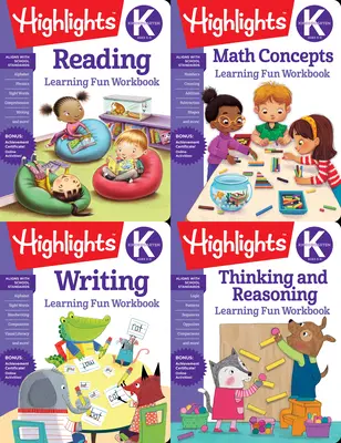 Highlights óvodai tanulási munkafüzet csomag - Highlights Kindergarten Learning Workbook Pack