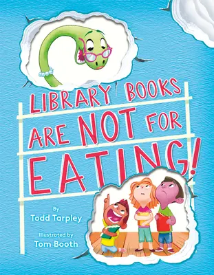 A könyvtári könyvek nem evésre valók! - Library Books Are Not for Eating!