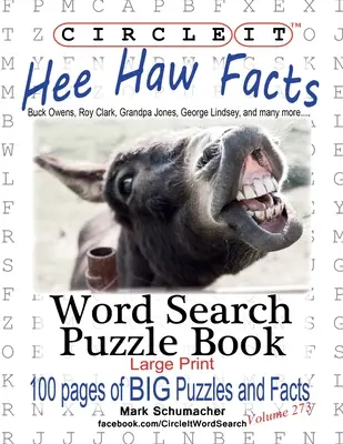 Körbe, Hee Haw tények, Szókereső, Rejtvénykönyv - Circle It, Hee Haw Facts, Word Search, Puzzle Book