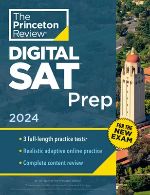 Princeton Review Digital SAT Prep, 2024: 3 gyakorlati teszt + áttekintés + online eszközök - Princeton Review Digital SAT Prep, 2024: 3 Practice Tests + Review + Online Tools