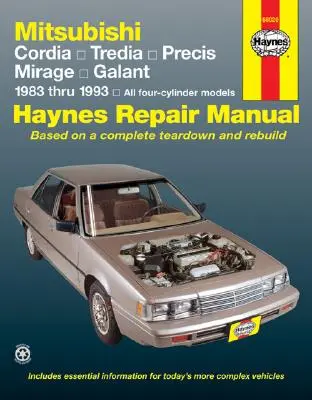 Mitsubishi Cordia, Tredia, Galant, Precis és Mirage (1983-1993) Haynes javítási kézikönyv (USA) - Mitsubishi Cordia, Tredia, Galant, Precis & Mirage (1983-1993) Haynes Repair Manual (USA)