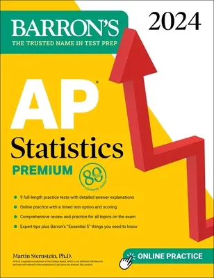 AP Statistics Premium, 2024: 9 gyakorló teszt + átfogó áttekintés + online gyakorlás - AP Statistics Premium, 2024: 9 Practice Tests + Comprehensive Review + Online Practice