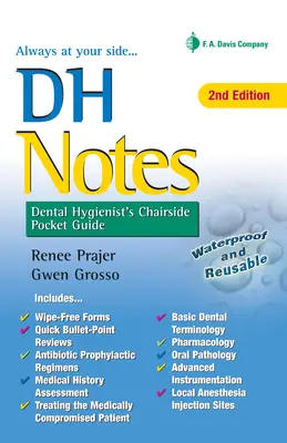 Dh jegyzetek: Fogászati higiénikusok zsebkönyvének kézikönyve - Dh Notes: Dental Hygienist's Chairside Pocket Guide