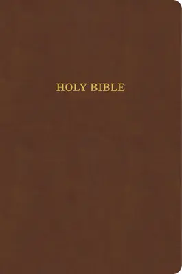 KJV Large Print Thinline Bible, Value Edition, Brown Leathertouch: Szent Biblia - KJV Large Print Thinline Bible, Value Edition, Brown Leathertouch: Holy Bible