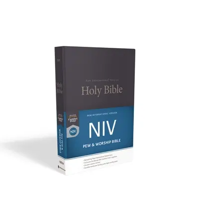 NIV, Pew and Worship Bible, Keményfedeles, Kék - NIV, Pew and Worship Bible, Hardcover, Blue