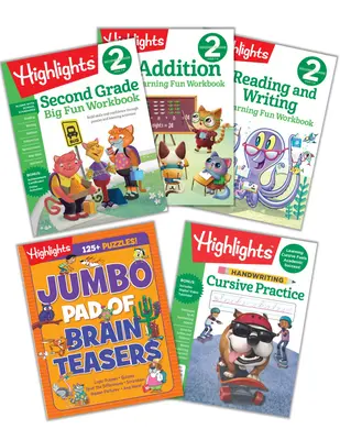 Második osztályos tanulási mókacsomag - Second Grade Learning Fun Bundle