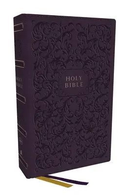 Bible svatá KJV, referenční bible se středovým sloupcem, kožená měkká, fialová, více než 73 000 křížových odkazů, červené písmo, pohodlný tisk: King James Version - KJV Holy Bible, Center-Column Reference Bible, Leathersoft, Purple, 73,000+ Cross References, Red Letter, Comfort Print: King James Version