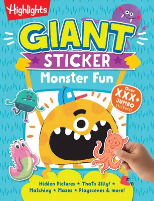 Óriás matrica-szörny móka - Giant Sticker Monster Fun