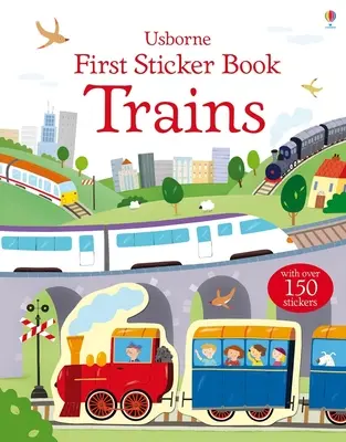 Első matricás könyv Vonatok - First Sticker Book Trains