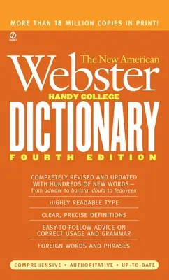 The New American Webster Handy College Dictionary: Negyedik kiadás - The New American Webster Handy College Dictionary: Fourth Edition
