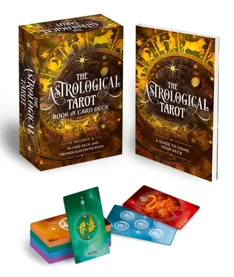 Az asztrológiai tarotkönyv és kártyapakli: Tartalmaz egy 78 lapos paklit és egy 128 oldalas illusztrált könyvet. - The Astrological Tarot Book & Card Deck: Includes a 78-Card Deck and a 128-Page Illustrated Book