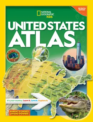 National Geographic Kids Egyesült Államok atlasz 7. kiadás - National Geographic Kids United States Atlas 7th Edition