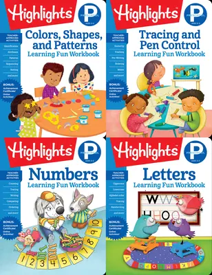 Highlights Óvodai tanulási munkafüzet csomag - Highlights Preschool Learning Workbook Pack