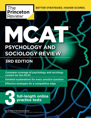 MCAT Psychology and Sociology Review - Complete Behavioral Sciences Content Review + Practice Tests (MCAT Pszichológia és szociológia áttekintés - Teljes viselkedéstudományi tartalom áttekintés + gyakorló tesztek) - MCAT Psychology and Sociology Review - Complete Behavioral Sciences Content Review + Practice Tests